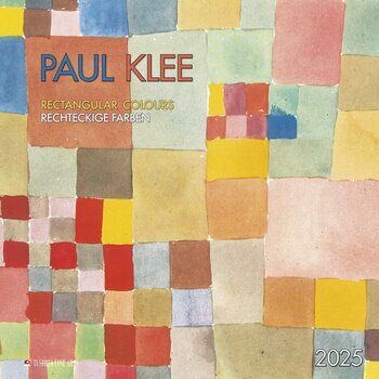 Calendrier 2025 Paul Klee Rectangles Couleurs