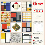 Calendrier 2025 Piet Mondrian Abstrait