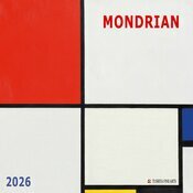 Calendrier Papier 2026 Mondrian Stijl