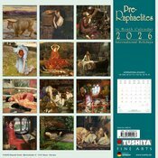 Calendrier Papier 2026 Pre-raphaelite Rosetti