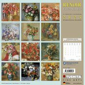 Calendrier 2025 Bouquets Auguste Renoir