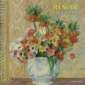 Calendrier Mural 2025 Renoir Bouquets de Fleurs
