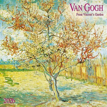 Calendrier 2025 Vincent Van Gogh Jardin et Fleurs