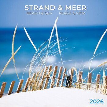 Calendrier 2026 Plage et Mer avec Poster Offert