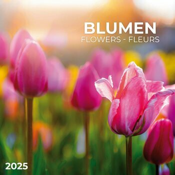 Calendrier 2025 Fleurs avec Poster Offert