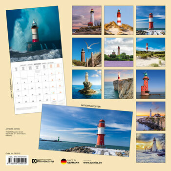 Calendrier 2025 Phare Maritime avec Poster Offert