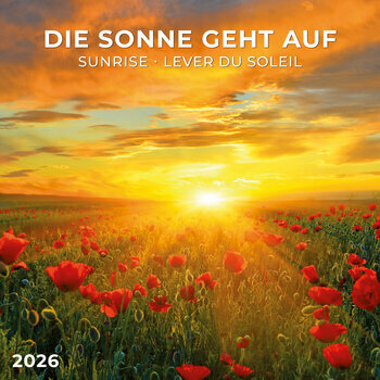 Calendrier 2025 Paysage Soleil Levant avec Poster Offert