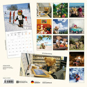 Calendrier Teddy Bear Ourson 2025 avec Poster Offert