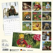 Calendrier Teddy Bear Ourson 2025 avec Poster Offert