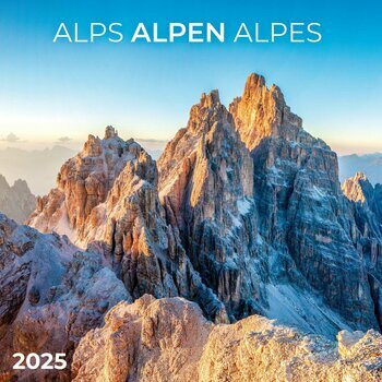Calendrier 2025 Alpes Montagne avec Poster Offert
