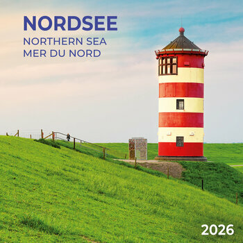Calendrier 2026 Mer du Nord avec Poster Offert