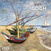 Calendrier 2025 Vincent Van Gogh Bateaux