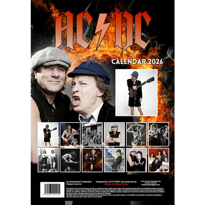 Calendrier Mural 2025 ACDC 