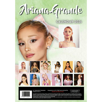 Calendrier 2025 Ariana Grande Format A3