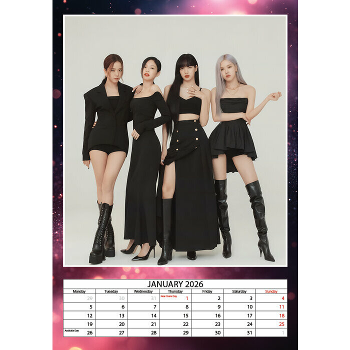 Calendrier Spirale 2026 Blackpink