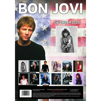 Calendrier 2025 Bon Jovi Format A3