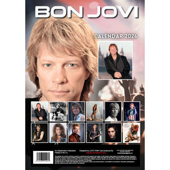 Calendrier 2025 Bon Jovi Format A3