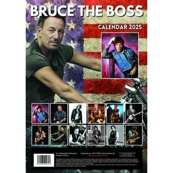 Calendrier 2025 Bruce Springsteen Format A3