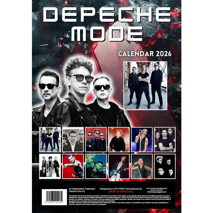 Calendrier spirale 2026 Depeche Mode 
