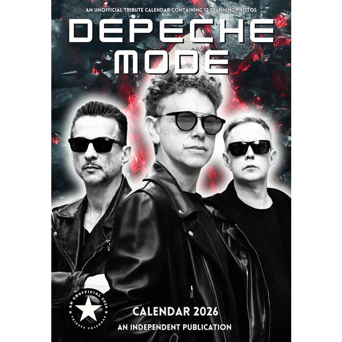 Calendrier Mural 2026 Depeche Mode 