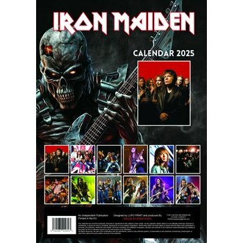 Calendrier 2025 Iron Maiden Format A3