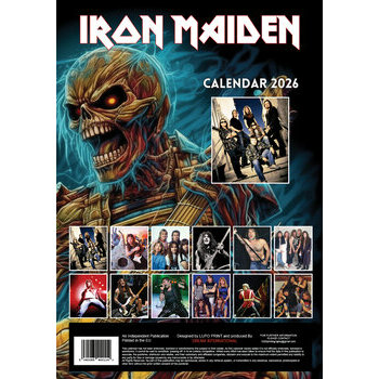 Calendrier 2025 Iron Maiden Format A3