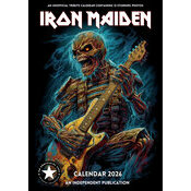 Calendrier 2026 mural Iron Maiden