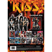 Calendrier mural 2026 Kiss