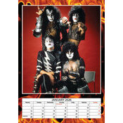 Calendrier papier 2026 Kiss