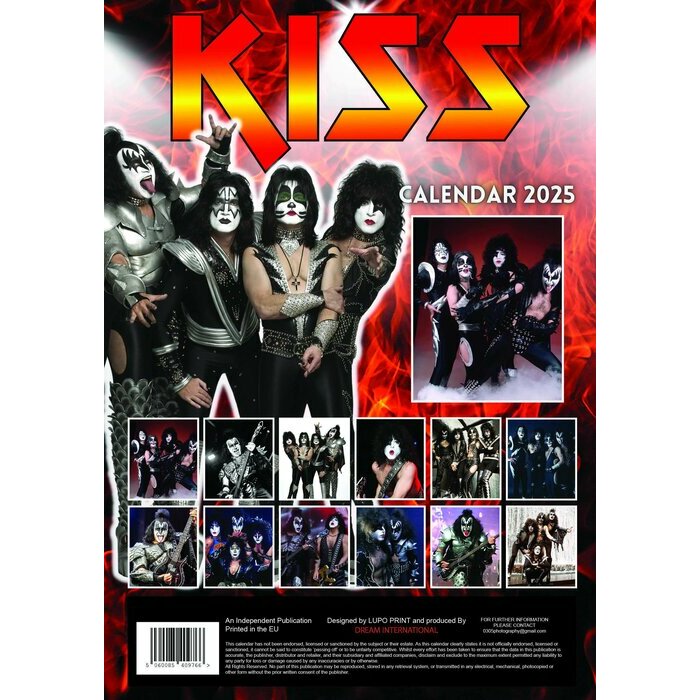 Calendrier Spirale 2025 Kiss