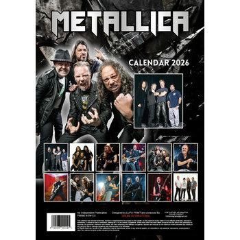 Calendrier 2025 Metallica Format A3