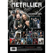 Calendrier papier 2026 Metallica
