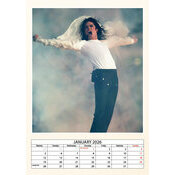 Calendrier papier 2026 Michael Jackson