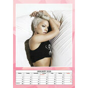 Calendrier 2026  Pink