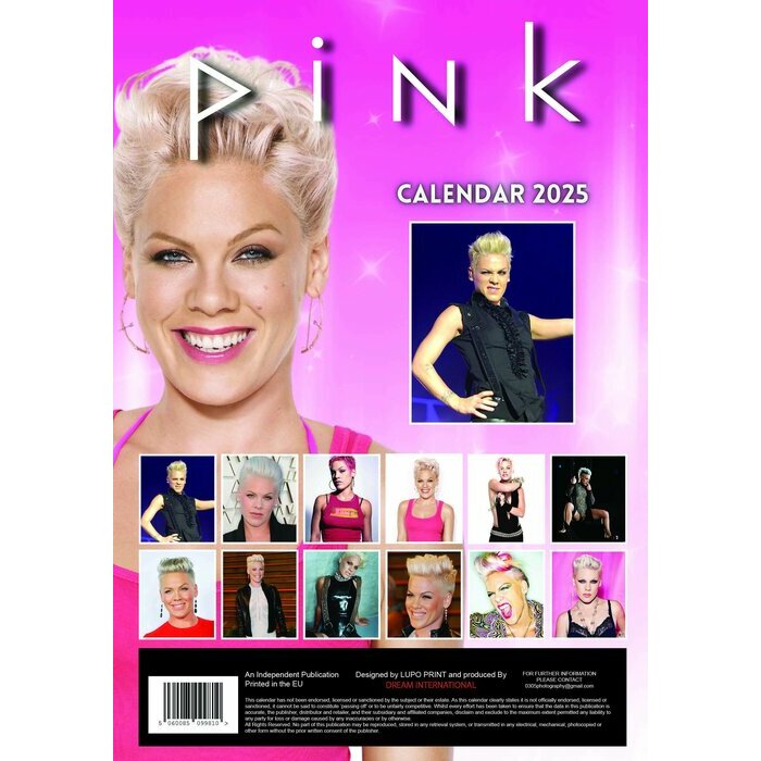 Calendrier 2025 Pink