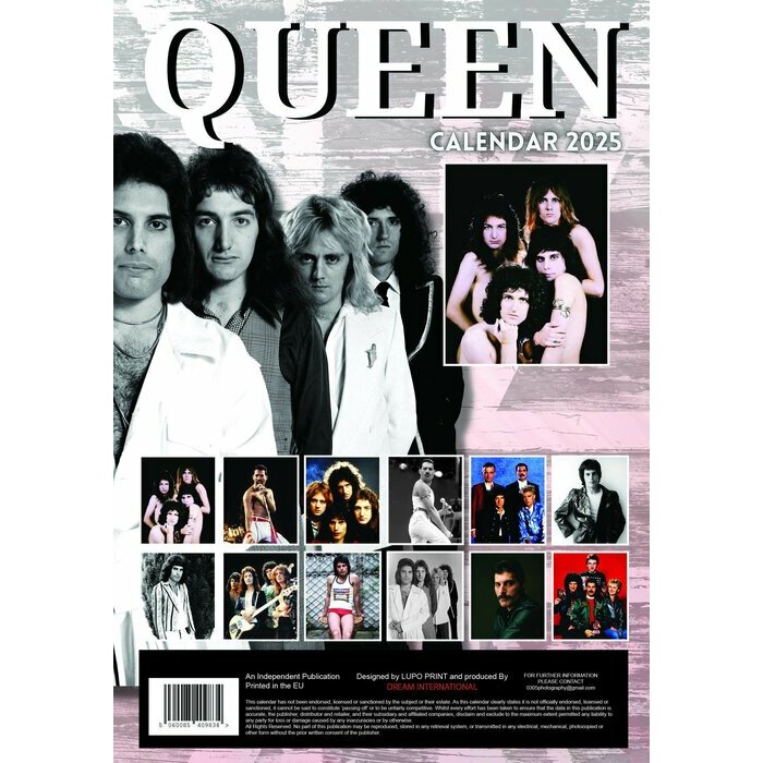 Calendrier 2025 Queen