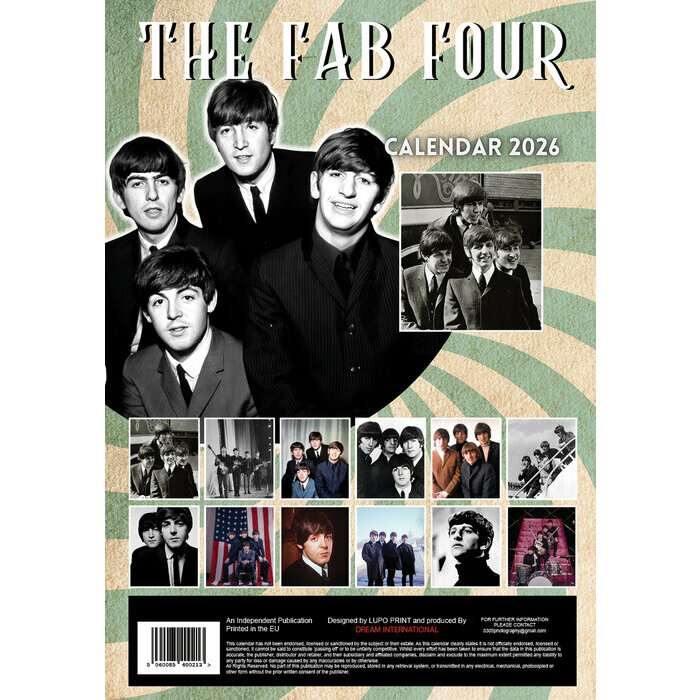 Calendrier papier Beatles 2026