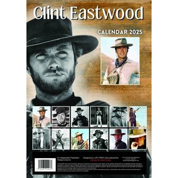 Calendrier 2025 Clint Eastwood Format A3