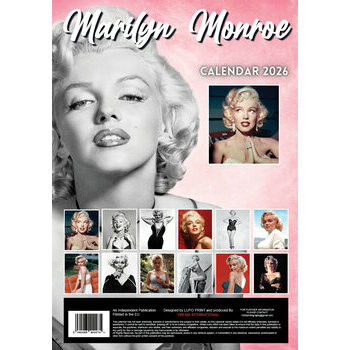 Calendrier 2025 Marilyn Monroe Format A3