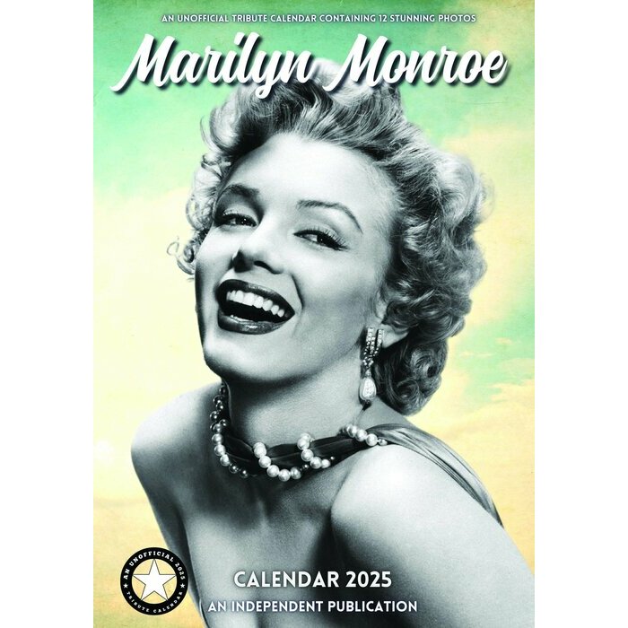 Calendrier Mural 2025 Marilyn Monroe
