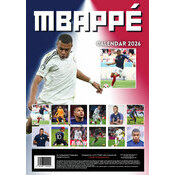 Calendrier Mural 2025 Kylian Mbapp Football 