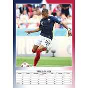 Calendrier Spiral 2025 Kylian Mbapp Football 