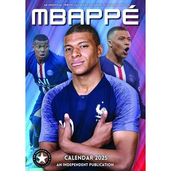 Calendrier 2025 Kylian Mbappé Football Format A3