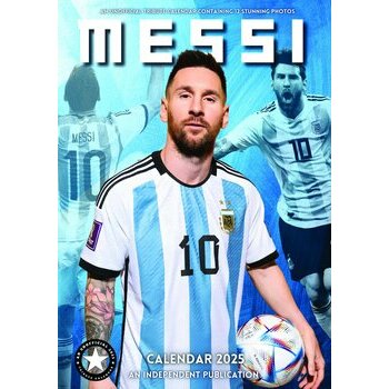 Calendrier 2025 Lionel Messi Football Format A3