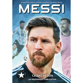 Calendrier 2025 Lionel Messi Football Format A3