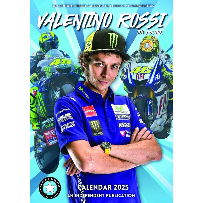 Calendrier 2025 Valentino Rossi Moto
