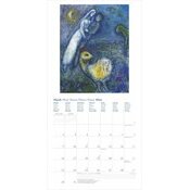 Calendrier Mural 2026 Artiste Marc Chagall
