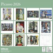 Calendrier Mural 2025 Artiste Pablo Picasso