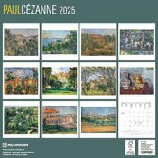 Calendrier Mural 2025Artiste Paul Cezanne