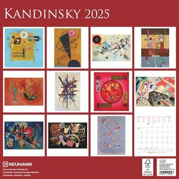 Calendrier 2025 Artiste Kandinsky